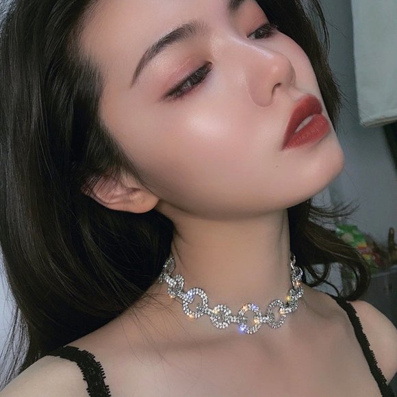 Jewelry - Rhinestone Choker Necklace